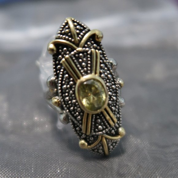 Mixed Metal Statement Ring - Picture 1 of 4
